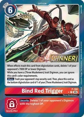 Bind Red Trigger (Store Tournament 2025 Vol.2 Winner Pack) - P-180 - P - Foil